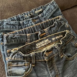 3 pairs of boys jeans size 10